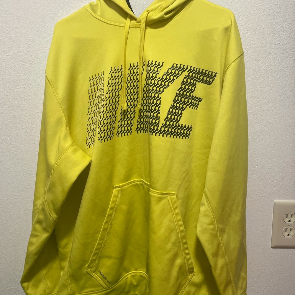 Yellow Nike sweatshirt
